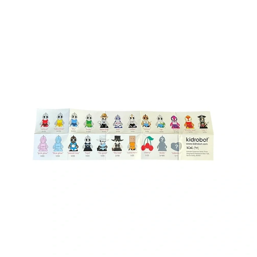 Kidrobot Supermini Keychain Series 3 2007 